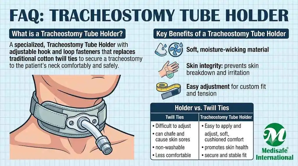 FAQ ! Frequently Asked Question ! Tracheostomy Tube Holder